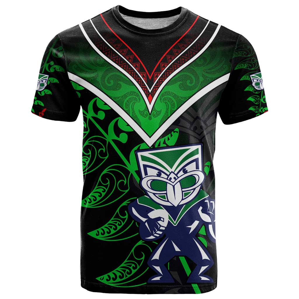 Personalised New Zealand Rugby Silver Fern T Shirt The Maori Warriors LT9