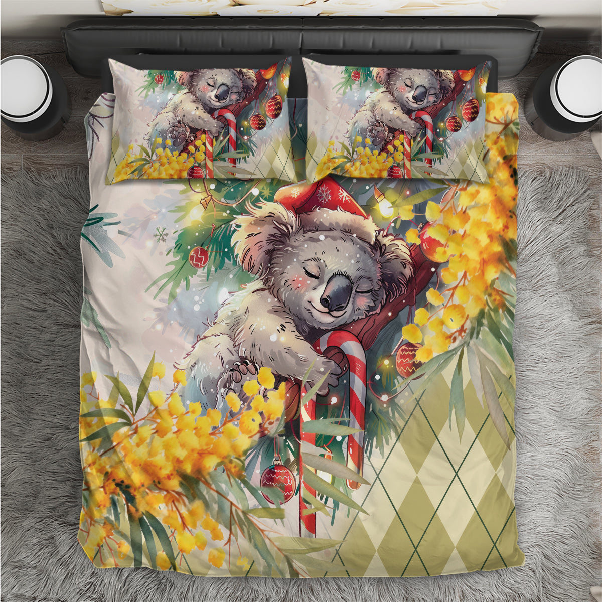 Have A Koala-ty Christmas in July Bedding Set
