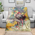 Have A Koala-ty Christmas in July Blanket