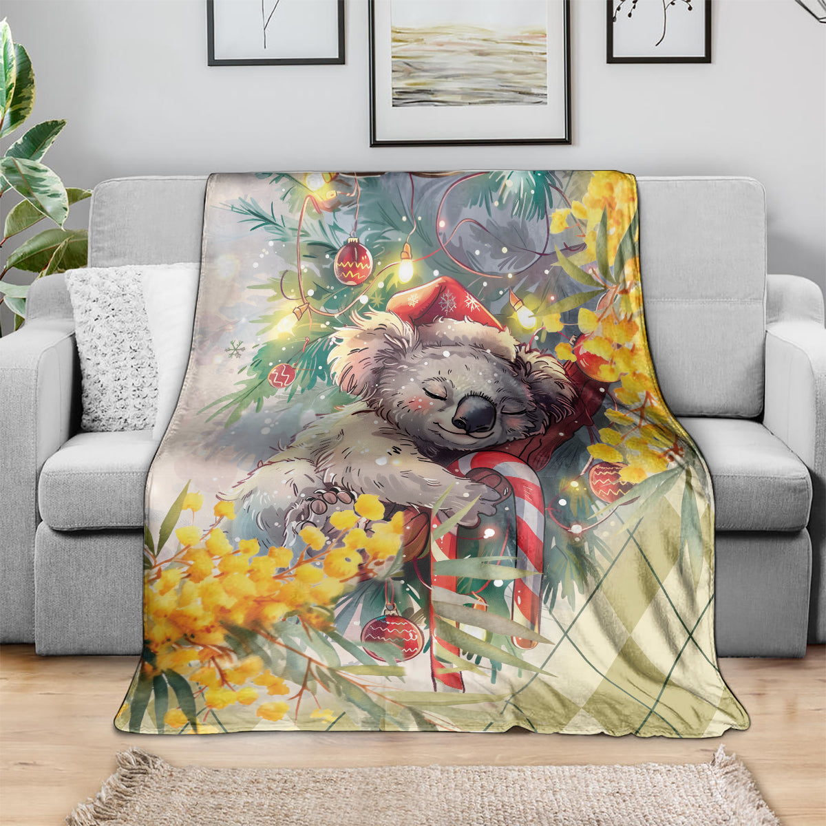 Have A Koala-ty Christmas in July Blanket