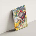 Have A Koala-ty Christmas in July Canvas Wall Art