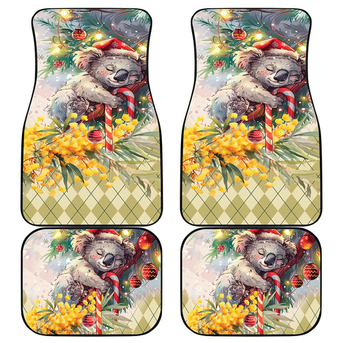 Have A Koala-ty Christmas in July Car Mats