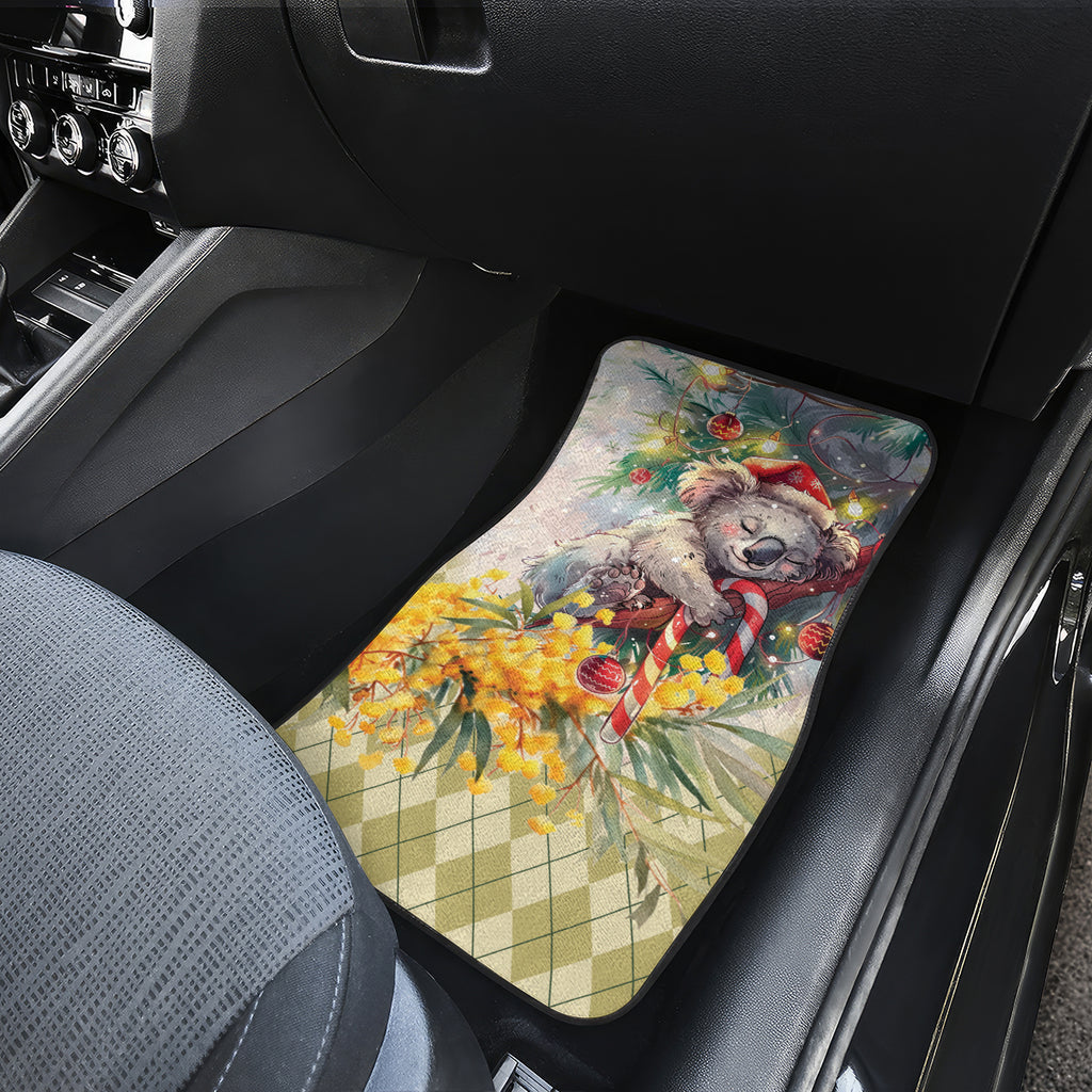 Have A Koala-ty Christmas in July Car Mats