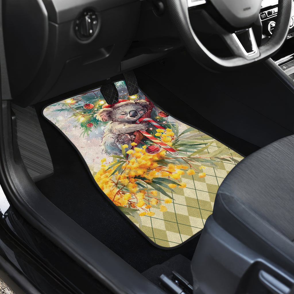 Have A Koala-ty Christmas in July Car Mats