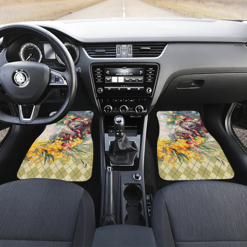 Have A Koala-ty Christmas in July Car Mats
