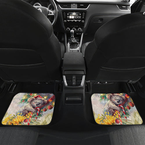 Have A Koala-ty Christmas in July Car Mats