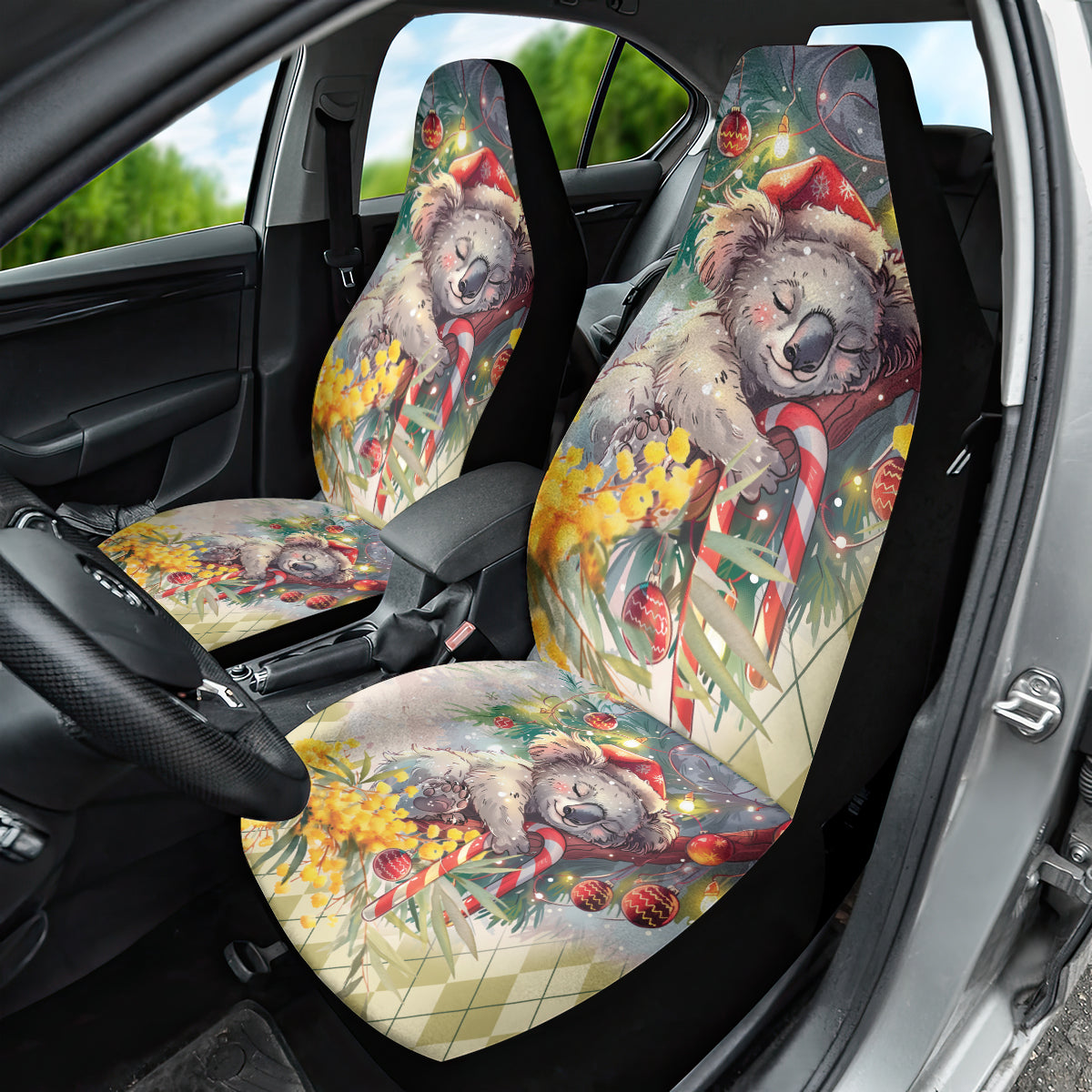 Have A Koala-ty Christmas in July Car Seat Cover
