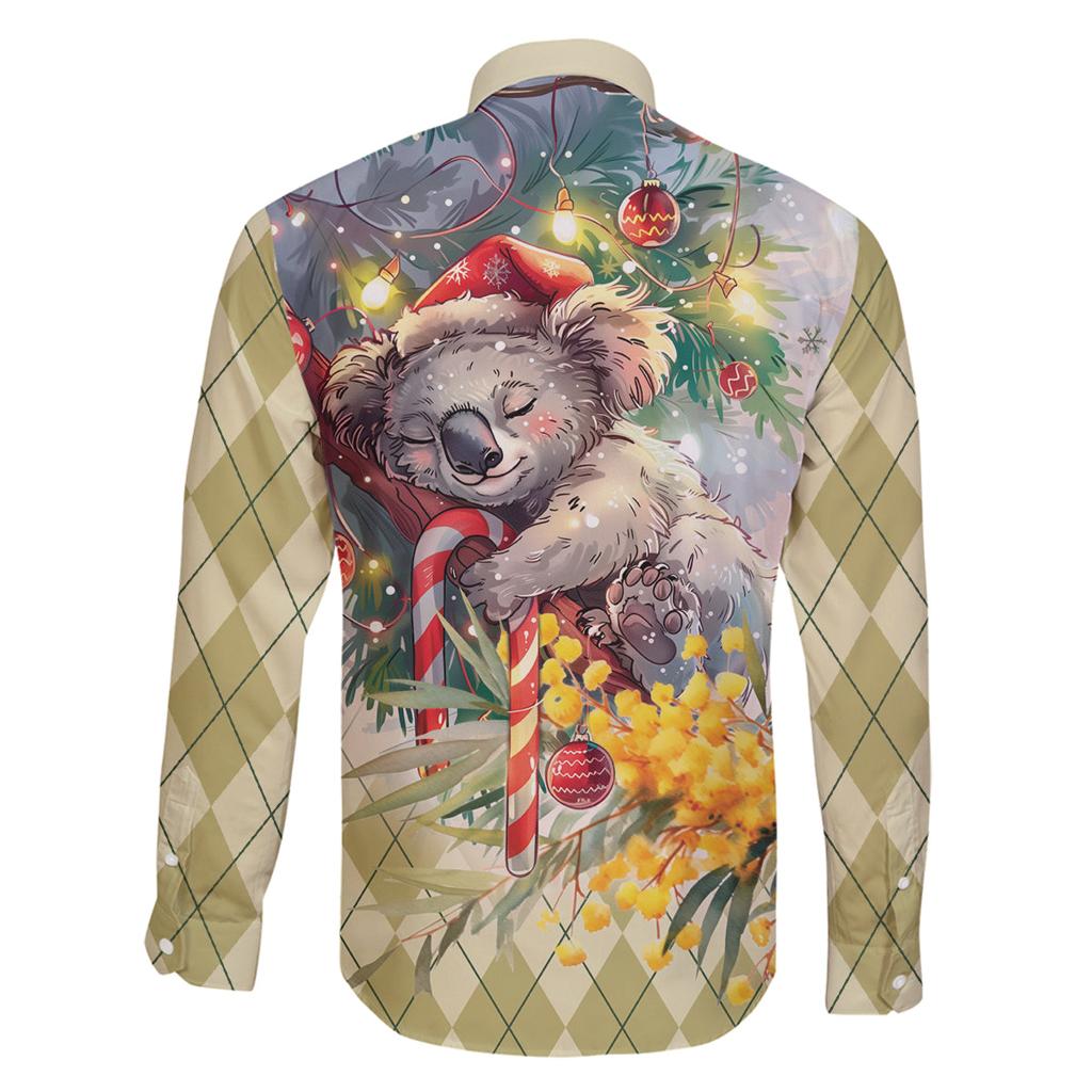 Have A Koala-ty Christmas in July Family Matching Long Sleeve Bodycon Dress and Hawaiian Shirt