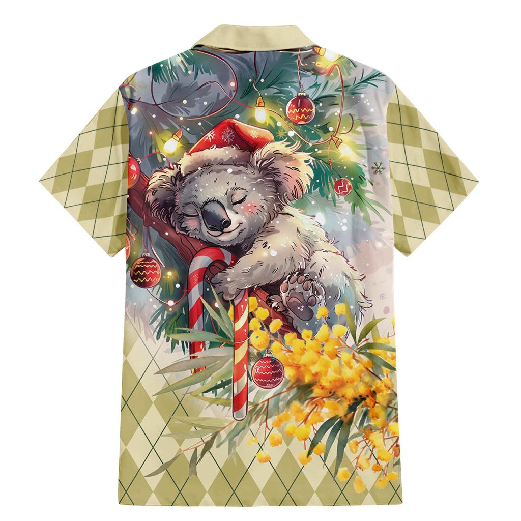 Have A Koala-ty Christmas in July Family Matching Mermaid Dress and Hawaiian Shirt