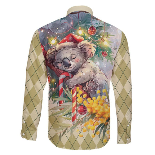 Have A Koala-ty Christmas in July Family Matching Summer Maxi Dress and Hawaiian Shirt