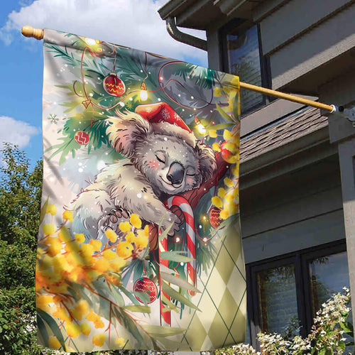 Have A Koala-ty Christmas in July Garden Flag