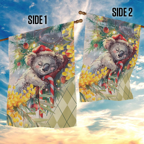 Have A Koala-ty Christmas in July Garden Flag