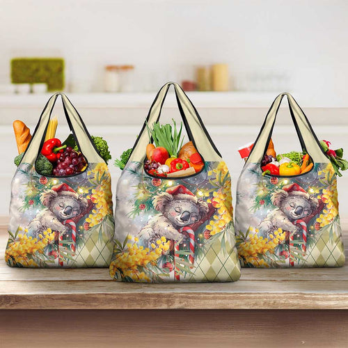 Have A Koala-ty Christmas in July Grocery Bag
