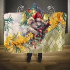 Have A Koala-ty Christmas in July Hooded Blanket