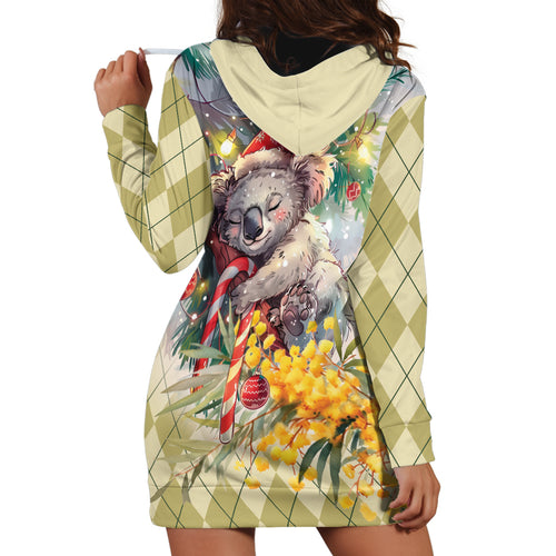Have A Koala-ty Christmas in July Hoodie Dress