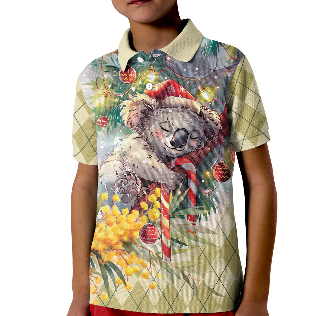 Have A Koala-ty Christmas in July Kid Polo Shirt