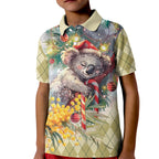 Have A Koala-ty Christmas in July Kid Polo Shirt