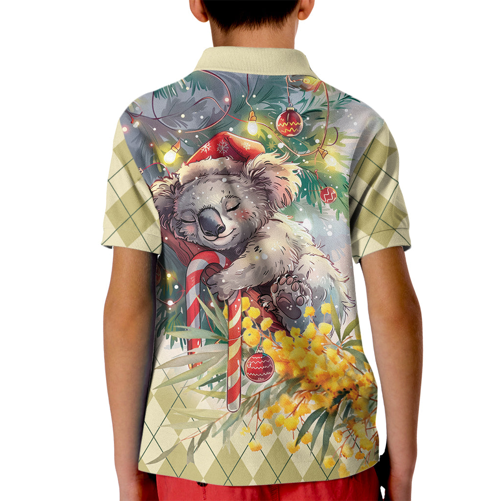 Have A Koala-ty Christmas in July Kid Polo Shirt