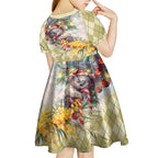Have A Koala-ty Christmas in July Kid Short Sleeve Dress