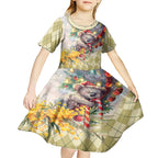 Have A Koala-ty Christmas in July Kid Short Sleeve Dress
