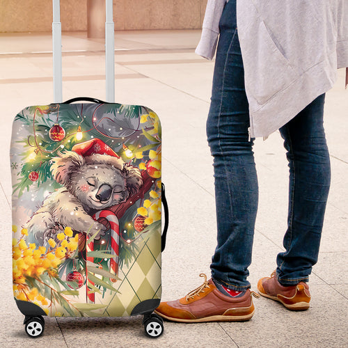 Have A Koala-ty Christmas in July Luggage Cover