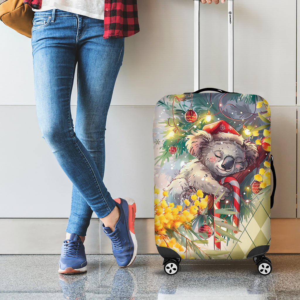 Have A Koala-ty Christmas in July Luggage Cover