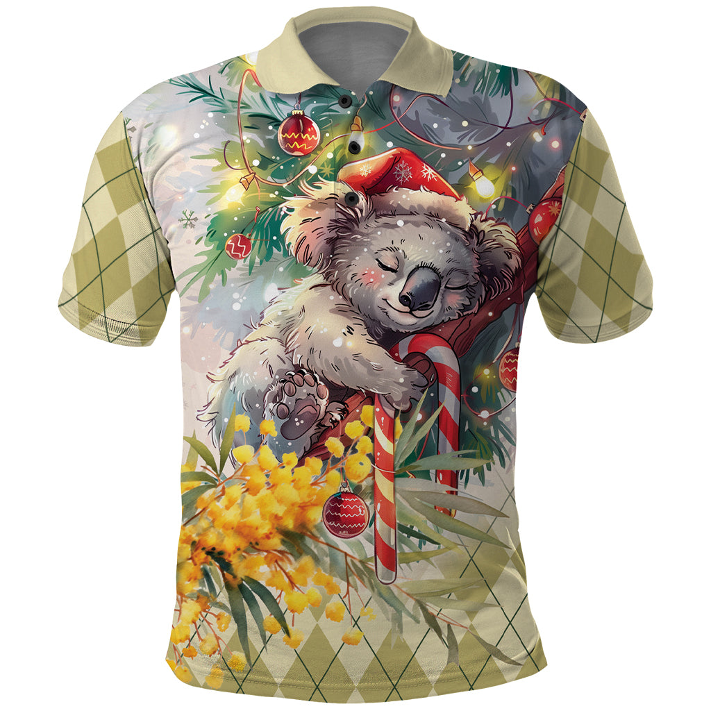 Have A Koala-ty Christmas in July Polo Shirt