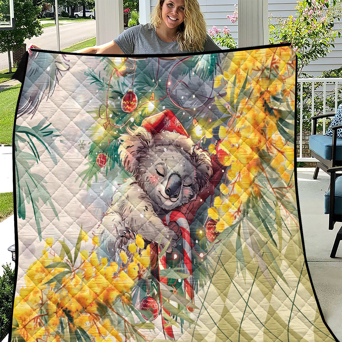 Have A Koala-ty Christmas in July Quilt
