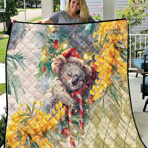Have A Koala-ty Christmas in July Quilt