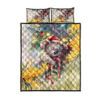 Have A Koala-ty Christmas in July Quilt Bed Set