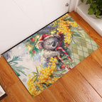 Have A Koala-ty Christmas in July Rubber Doormat