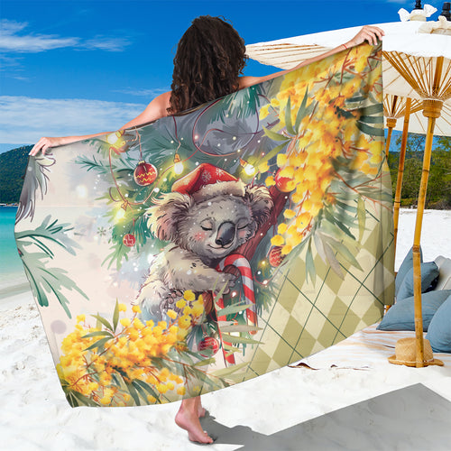 Have A Koala-ty Christmas in July Sarong