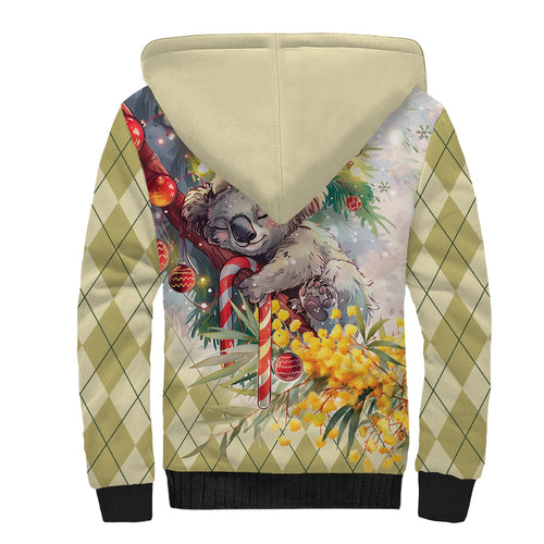 Have A Koala-ty Christmas in July Sherpa Hoodie