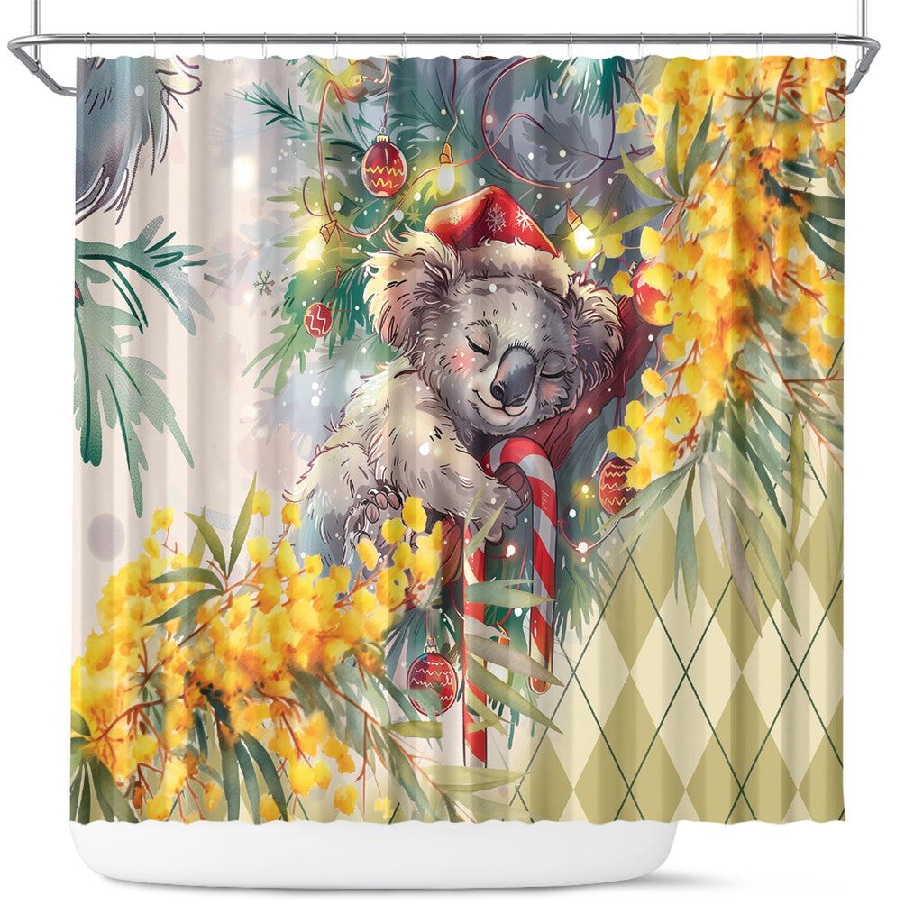 Have A Koala-ty Christmas in July Shower Curtain