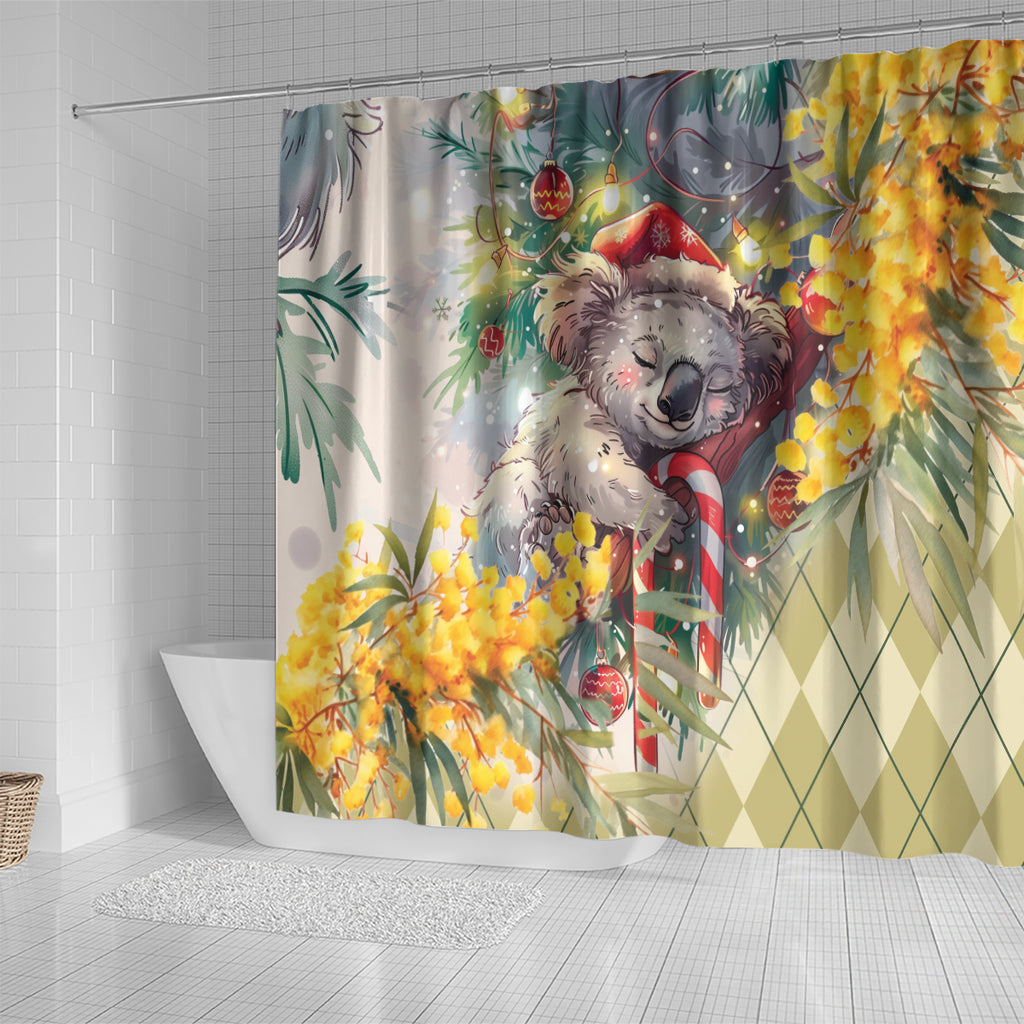 Have A Koala-ty Christmas in July Shower Curtain