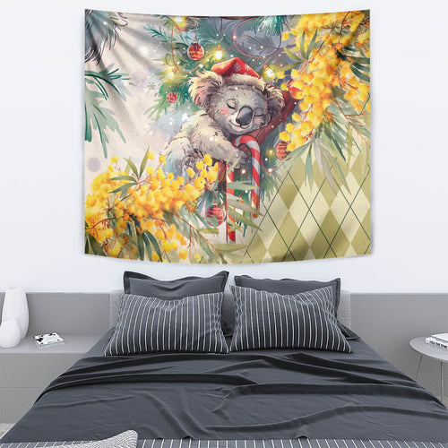 Have A Koala-ty Christmas in July Tapestry
