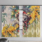 Have A Koala-ty Christmas in July Window Curtain