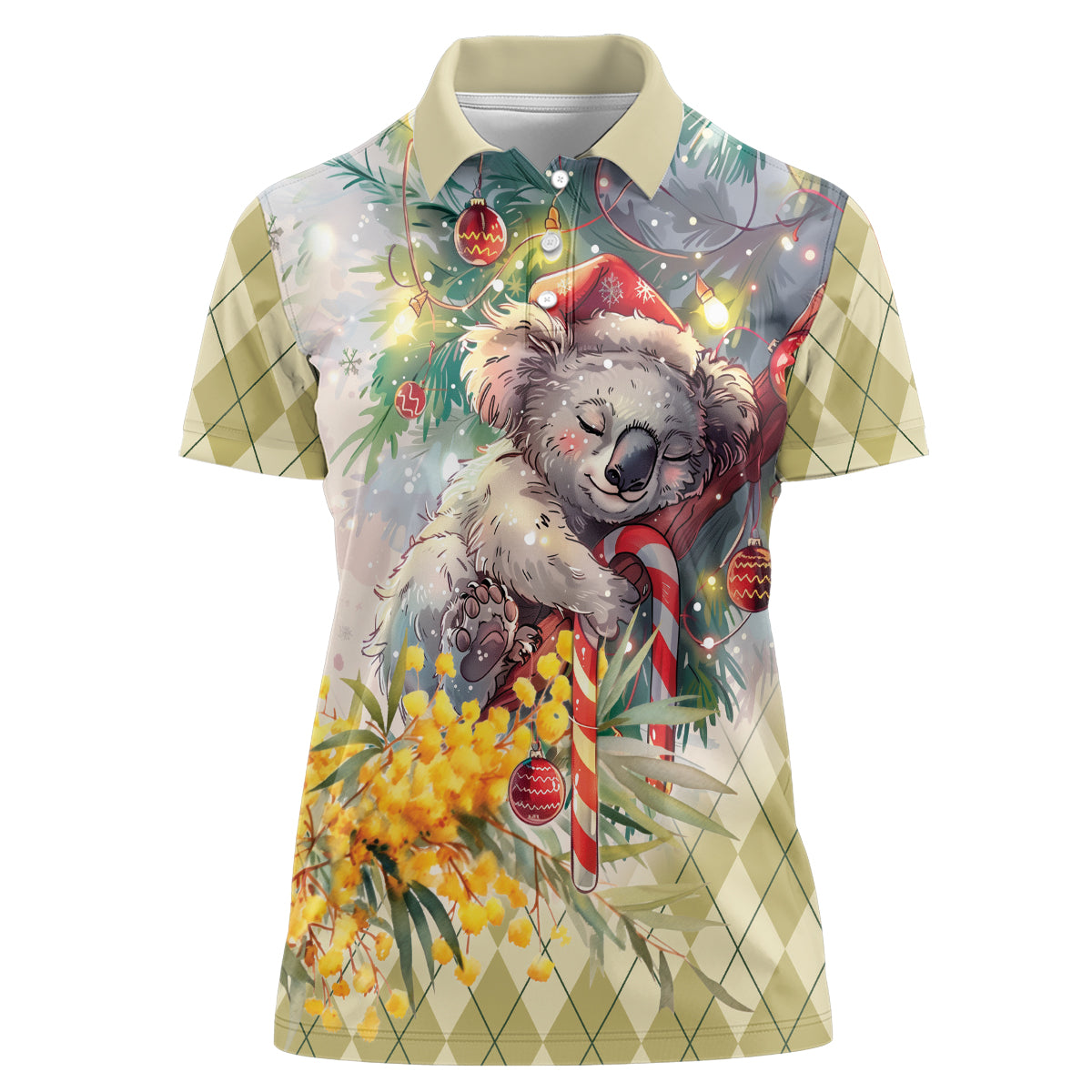 Have A Koala-ty Christmas in July Women Polo Shirt
