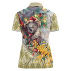 Have A Koala-ty Christmas in July Women Polo Shirt