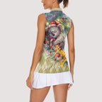 Have A Koala-ty Christmas in July Women Sleeveless Polo Shirt