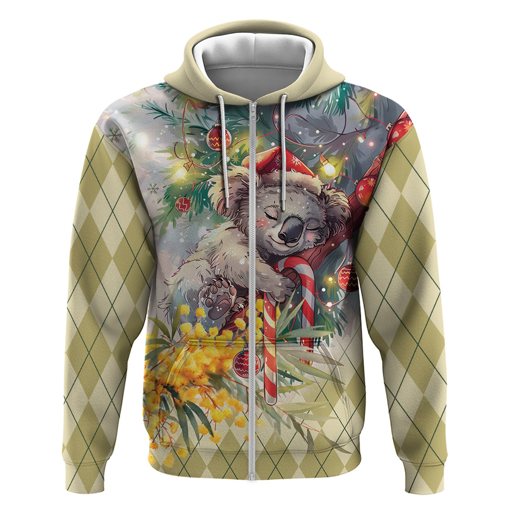 Have A Koala-ty Christmas in July Zip Hoodie