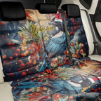 Personalised New Zealand Tui in Pohutukawa Back Car Seat Cover Christmas in July