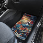 Personalised New Zealand Tui in Pohutukawa Car Mats Christmas in July