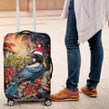 Personalised New Zealand Tui in Pohutukawa Luggage Cover Christmas in July