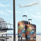 Personalised New Zealand Tui in Pohutukawa Luggage Cover Christmas in July