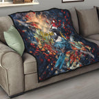 Personalised New Zealand Tui in Pohutukawa Quilt Christmas in July