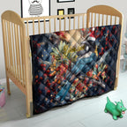 Personalised New Zealand Tui in Pohutukawa Quilt Christmas in July