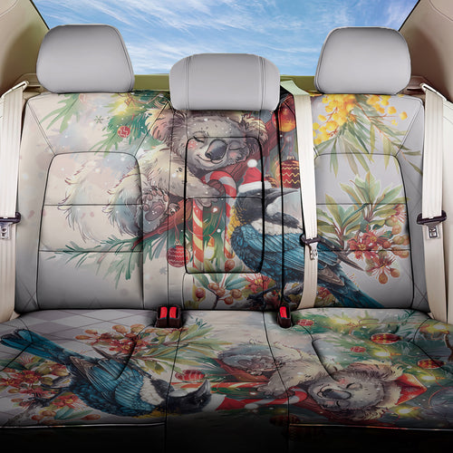 Koala and Tui Bird Christmas in July Back Car Seat Cover