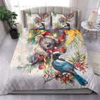 Koala and Tui Bird Christmas in July Bedding Set
