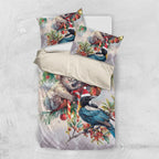Koala and Tui Bird Christmas in July Bedding Set